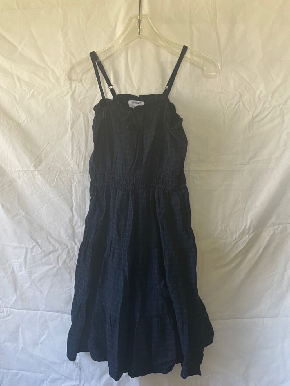Old Navy Navy Blue Tiered Sundress